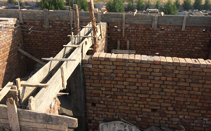 Sunk Slab and First Floor walls - Construction Update 6